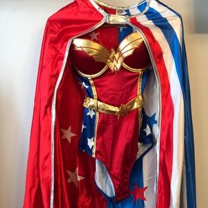 SEXY WONDER WOMAN COSTUME no rips or tears